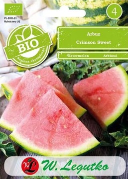 ARBUZ CRIMSON SWEET BIO NASIONA ARBUZA BEZ GMO 0,5g LEGUTKO