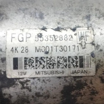 M001T30171 STARTÉR OPEL ASTRA H FURGON L70 1.9 CDTI 110KW