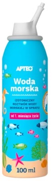 WODA MORSKA dla dzieci spray do nosa Apteo 100 ml
