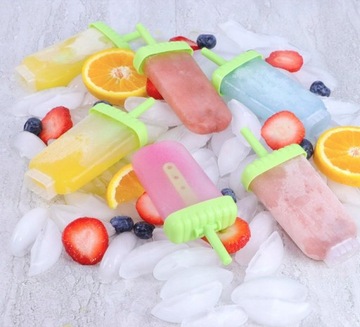 ФОРМОВКА ДЛЯ МОРОЖЕНОГО СОРБЕТА ФОРМОВКА НА ПАЛОЧКЕ ПОДСТАВКА ДЛЯ МОРОЖЕНОГО СОК ДОМАШНЯЯ 6 шт.