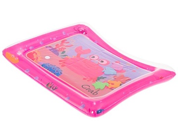 Надувной сенсорный водный коврик в виде краба для детей