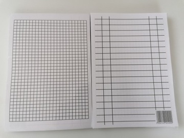 ZESTAW LINIUSZEK 5 szt. RYGA Dwustronne linia krat