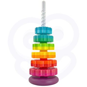 ОБРАЗОВАТЕЛЬНАЯ ПИРАМИДА СКРУЧЕННАЯ БАШНЯ ВУПИ-ПАЗЛ ДЛЯ ДЕТЕЙ