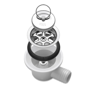 Syfon z odpływem bocznym fi25mm Dometic do kampera