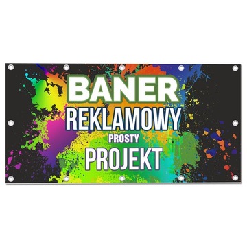 BANER REKLAMOWY 1x1m BANERY REKLAMOWE PROJEKT