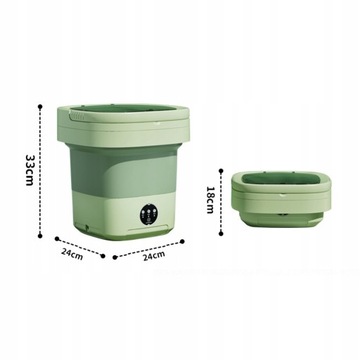 Отдельностоящая стиральная машина-пачка МИНИ-СТИРАЛЬНАЯ МАШИНА 8Л СКЛАДНАЯ УФ-СТИРАЛЬНАЯ МАШИНА ОТЖИМНАЯ СУШИЛКА