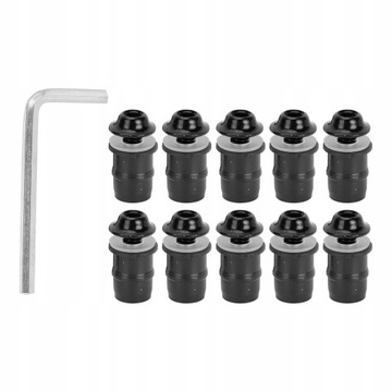 Набор винтов для лобового стекла мотоцикла M5x16 мм/0,6 дюйма, 10 шт., 32 шт.