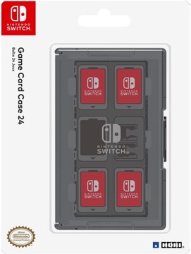 HORI NINTENDO SWITCH Etui na gry (BLACK) 24 gry