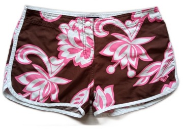 ROXY_MARKOWE SPODENKI SZORTY HAWAJSKIE KWIATY_M/L
