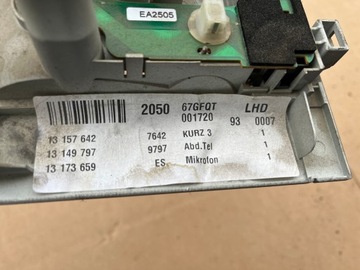 LAMPA POLSTROVÁNÍ OPEL SIGNUM 2005-2008 13157642