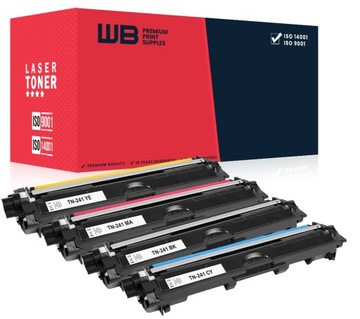 4x Toner TN241 TN245 CMYK DCP-9015CDW DCP-9020CDW