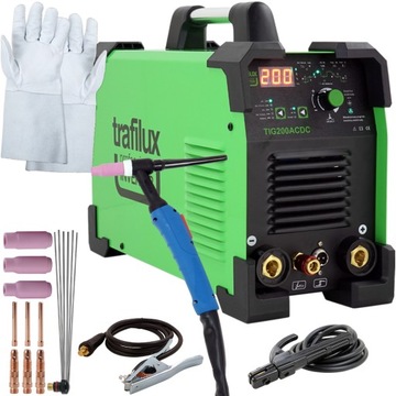 SPAWARKA TRAFILUX PULS 200A TIG AC DC Aluminium HF