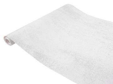 Шпон кухонной столешницы, узор, бетон, белая структура, рулон, размер 45x200 см