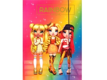 ASTRA Szkolna Teczka z Gumką RAINBOW HIGH A4