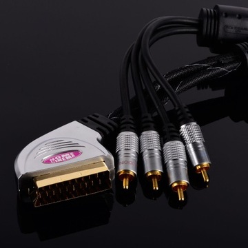 ЕВРО/4 RCA КАБЕЛЬ 1,5 М