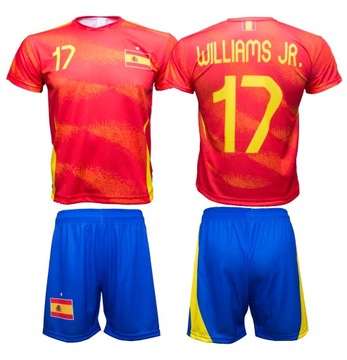 KOMPLET STRÓJ PIŁKARSKI WILLIAMS JR. HISZPANIA r. XXL