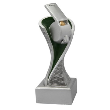 Statuetka PIŁKA NOŻNA GWIZDEK SĘDZIA 14,5cm NADRUK
