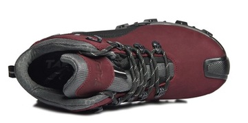 Трекинговые туфли TAPI, бордовая кожа + TEX PL r38