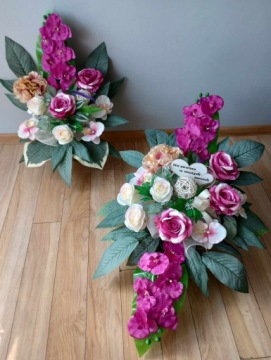 Цветы до кладбища могильная композиция искусственное сердце