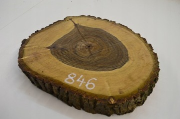 Сервировочный поднос ломтиком орехового дерева 40x35 Gr5