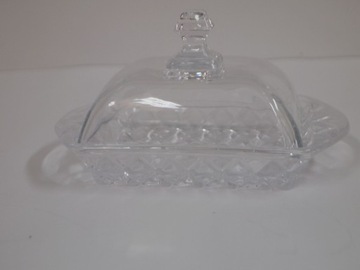 СТЕКЛЯННАЯ МАСЛЕНКА С КРЫШКОЙ КАРО ТАДАР