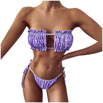 STRÓJ KĄPIELOWY BIKINI PUSHUP STRINGI BRAZYLIJSKIE