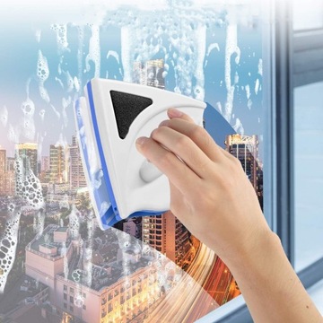 МАГНИТНАЯ ДВУХСТОРОННЯЯ ЖИДКОСТЬ ДЛЯ ЧИСТКИ ОКОН 3–8 ММ