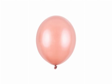 Balony różowe złoto 12cm, Metallic Rose Gold