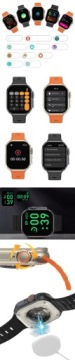 SMARTWATCH ЖЕНСКИЕ ЧАСЫ ГОВОРЯТ МУЖСКИЕ ЧСС СПОРТИВНЫЕ ШАГИ SMARTBAND