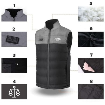 ЖИЛЕТ С ПОДОГРЕВОМ УНИСЕКС КУРТКА С L-РУКАВАМИ USB ТЕПЛАЯ С ПОДОГРЕВОМ