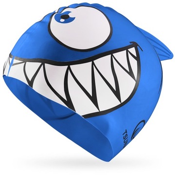 CZEPEK PŁYWACKI DLA DZIECI KĄPIELOWY BASEN SILIKONOWY DOPASOWANY ELASTYCZNY