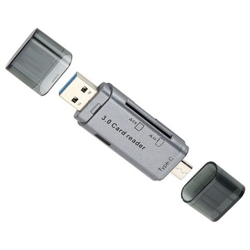 Czytnik kart pamięci TF SD Type C USB 3.0 OTG