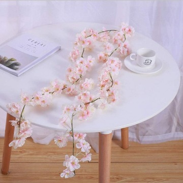 Искусственные цветы Cherry Blossom Garland Pink 1,8M