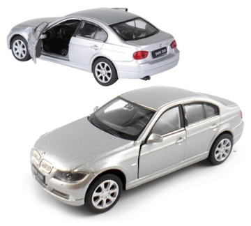 BMW 330i MODEL METAL WELLY 1:34 SREBRNY