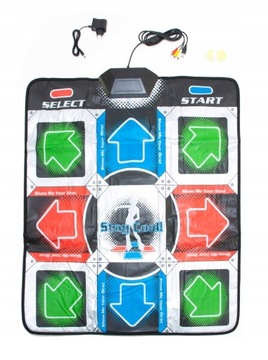 ТАНЦЕВАЛЬНЫЙ КОВРИК ДЛЯ ТАНЦЕВ 2-в-1 USB-ТВ-ИГРА