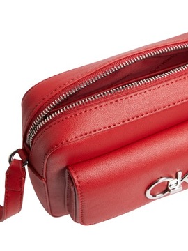 CALVIN KLEIN TOREBKA DAMSKA RE-LOCK CAMERA BAG RED