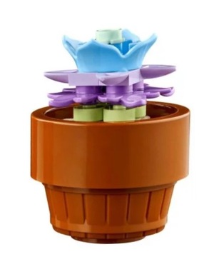 Roślinka z zestawu LEGO 10329 Dudleya brittonii