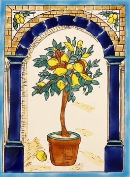 DEKORACYJNA KAFLA ARABSKA 25x33 @ MAROKO @ TUNEZJA