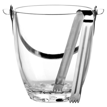 WIADERKO DO LODU 880 ML ZE SZCZYPCAMI W PUDEŁKU