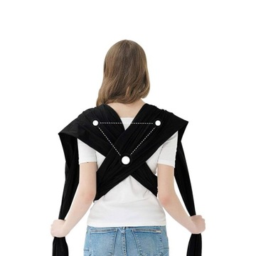 CHUSTA DLA NIEMOWLĄT CHUSTA ELASTYCZNA,CHUSTA DO NOSZENIA DZIECI UNISEX