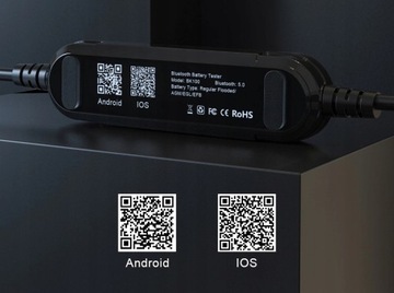 ТЕСТЕР АККУМУЛЯТОРА 6 В 12 В Bluetooth 5.0, польский