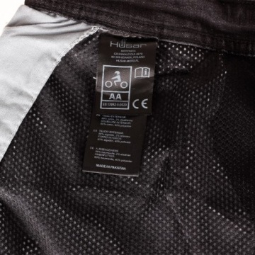 Мотоциклетные джинсы HUSAR VEXO серые кевларовые протекторы