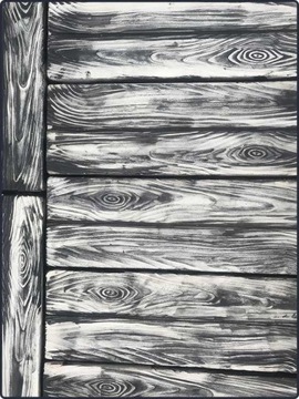 Доска имитация дерева 75х25х6 см Коричневый 2