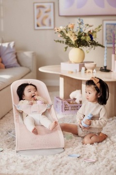 ЧАНЧЕР BALANCE SOFT MESH РОЗОВЫЙ БЕЛЫЙ BABYBJORN