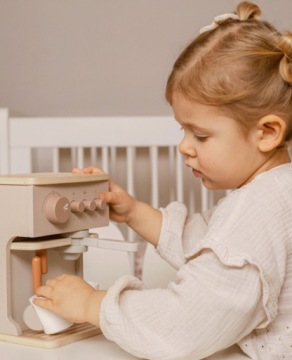 ДЕРЕВЯННАЯ КОФЕМАШИНА + АКСЕССУАРЫ ДЛЯ ЭТИКЕТКИ