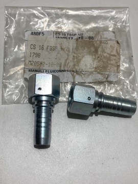 MANULI M20512-08-10, прямой разъем CS16 FBSP 1/2