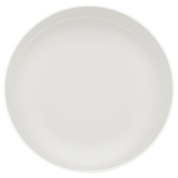 MISECZKA MISKA KUCHENNA PLASTIKOWA DO ŻYWNOŚCI Z POKRYWKĄ 1,2L 16CM BIAŁA