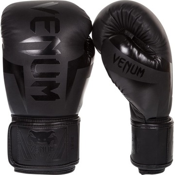 Rękawice bokserskie VENUM Elite Czarne 12oz