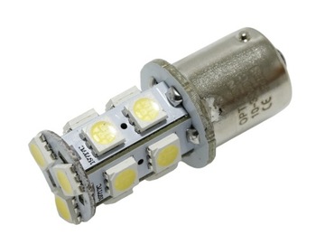 Żarówka Samochodowa LED P21W R10W R5W Ba15s 12V 24V DC Biały Zimny 6000K
