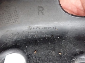 MERCEDES SLS R197 W197 DRŽÁKY VÝZTUHA NÁRAZNÍKU PRAVÝ ZADNÍ A1978850465